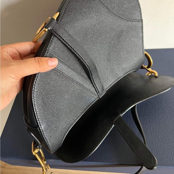 Dior Saddle Bag Medium Grained Calfskin - Picture 9 of 14